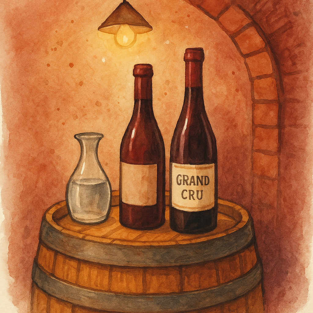 Illustration : Vins & cave